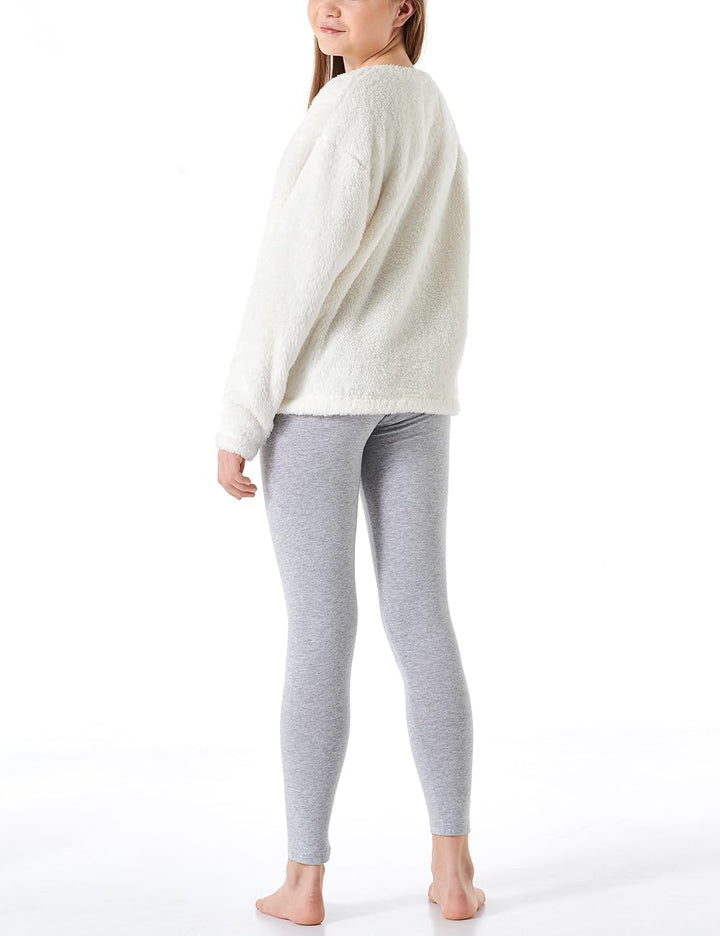 Schiesser Mädchen Pyjamaset 152 Off-white_179984, 152 Off-white_179984