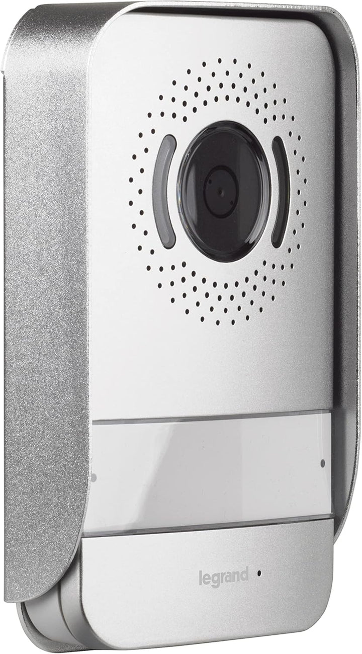 Legrand, Wi-Fi Video-Türsprechanlagen-Set mit 2-Draht-Anschluss, 7-Zoll-Hochglanz-Farbmonitor und We