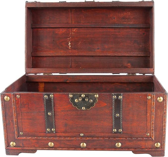 MYBOXES Schatzkiste Piratentruhe Geschenkskiste Grösse 45x27,5x30,5cm
