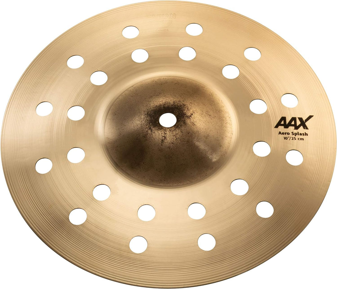 Sabian 10” AAX Aero Splash, Brillant Finish 10 Inch Aero Splash Brilliant Finish, 10 Inch Aero Splas
