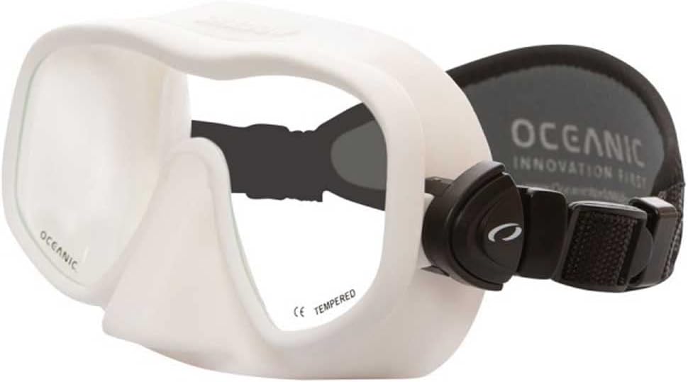 Oceanic Shadow Scuba Diving Mask Weiss/opulenter Garten, Weiss/opulenter Garten