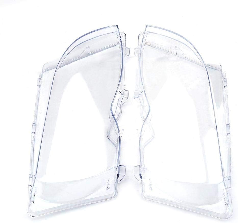 Qiilu Soczewki do reflektor體, 2 szt. Pokrywa bezbarwnego obiektywu do serii 3 E46 01-05 Facelift 631