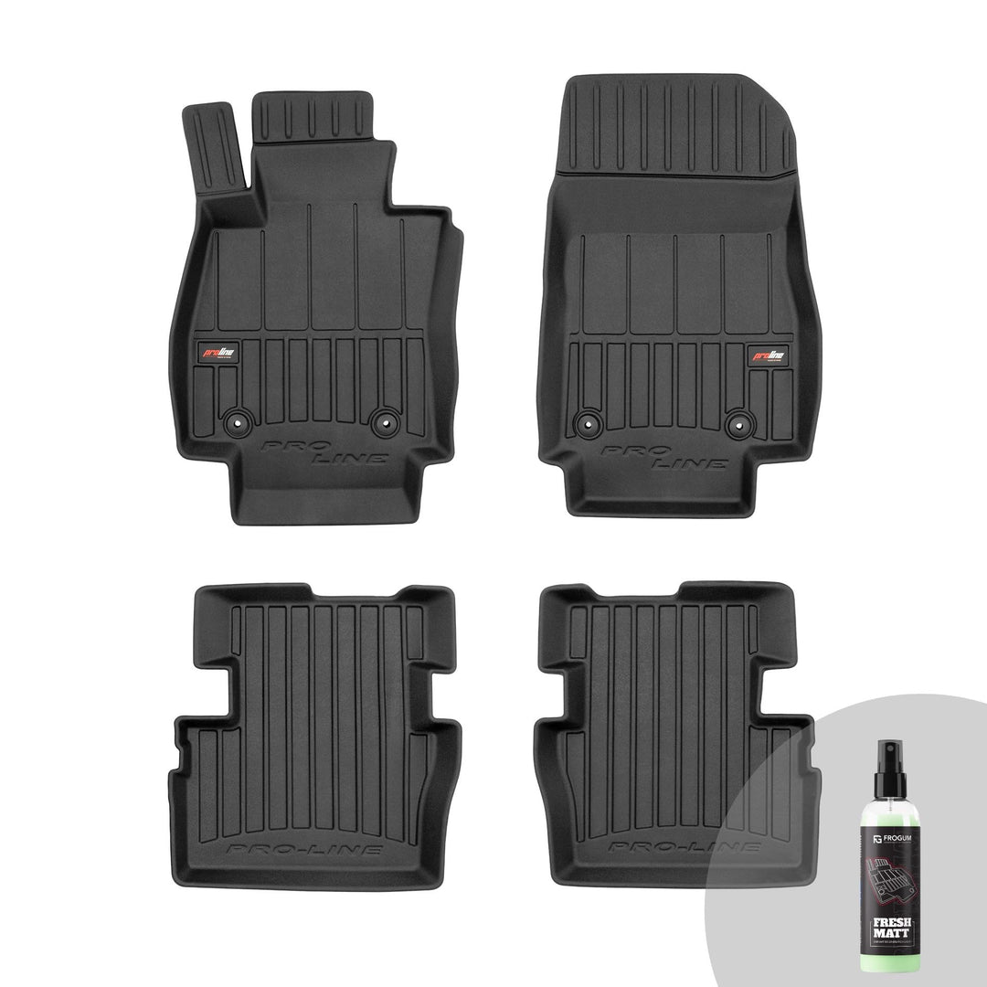 FROGUM ProLine 3D Gummimatten Exklusiven Auto Fussmatten Autofussmatten für Mazda 2 III ab 2014 | Di