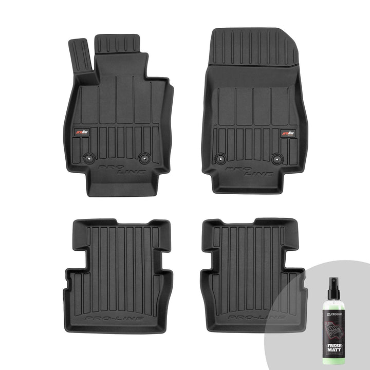FROGUM ProLine 3D Gummimatten Exklusiven Auto Fussmatten Autofussmatten für Mazda 2 III ab 2014 | Di