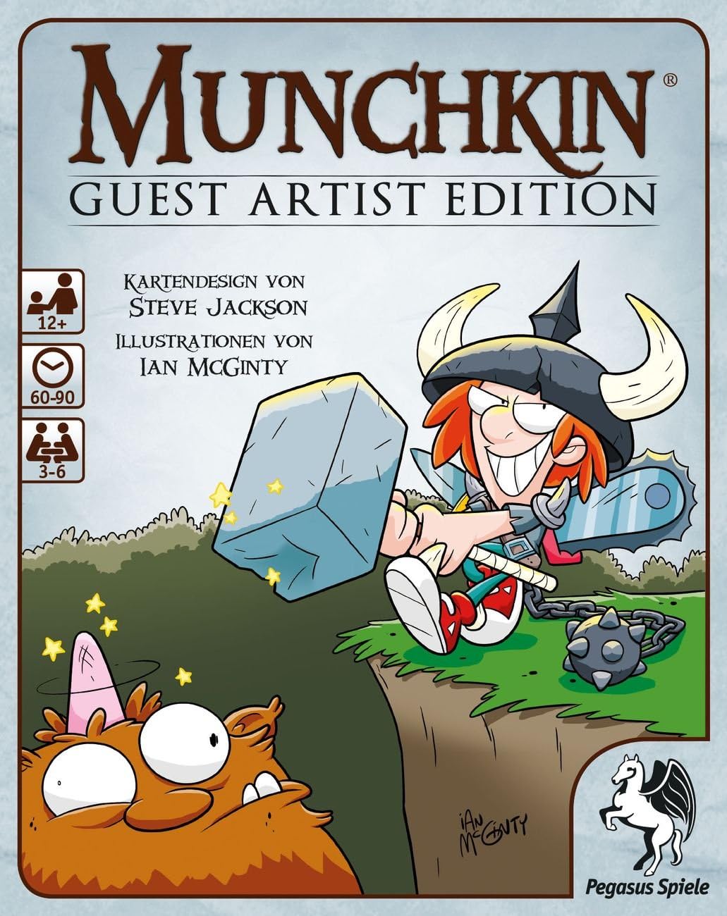 Pegasus Spiele 17231G - Munchkin Guest Artist Edition, McGinty-Version