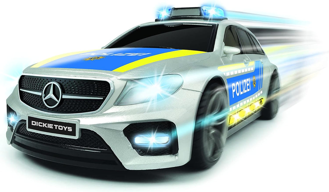 Dickie 203716018026 SOS Mercedes-AMG E43 Polizeiauto, 30 cm, polnische Ausführung, ab 3 Jahren