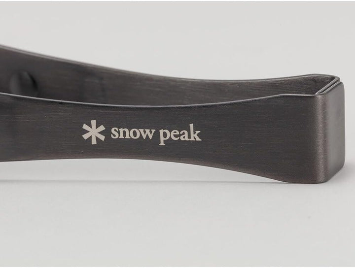 Snow Peak BBQ Pitts – Zange für BBQ, Grill, Feuerstelle oder Zuhause, Edelstahl, 27 cm
