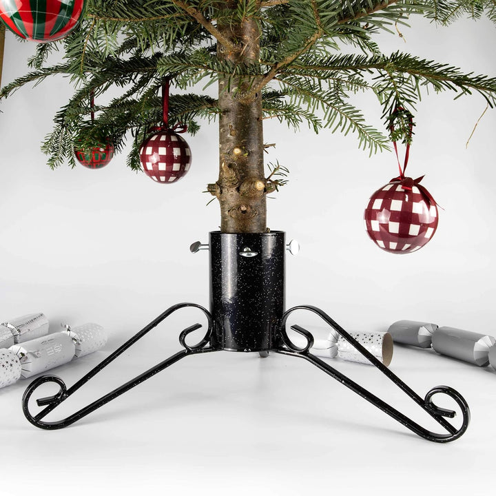 Bosmere G452 Traditionellen Weihnachtsbaumständer 4 Zoll, schwarz, Schwarz