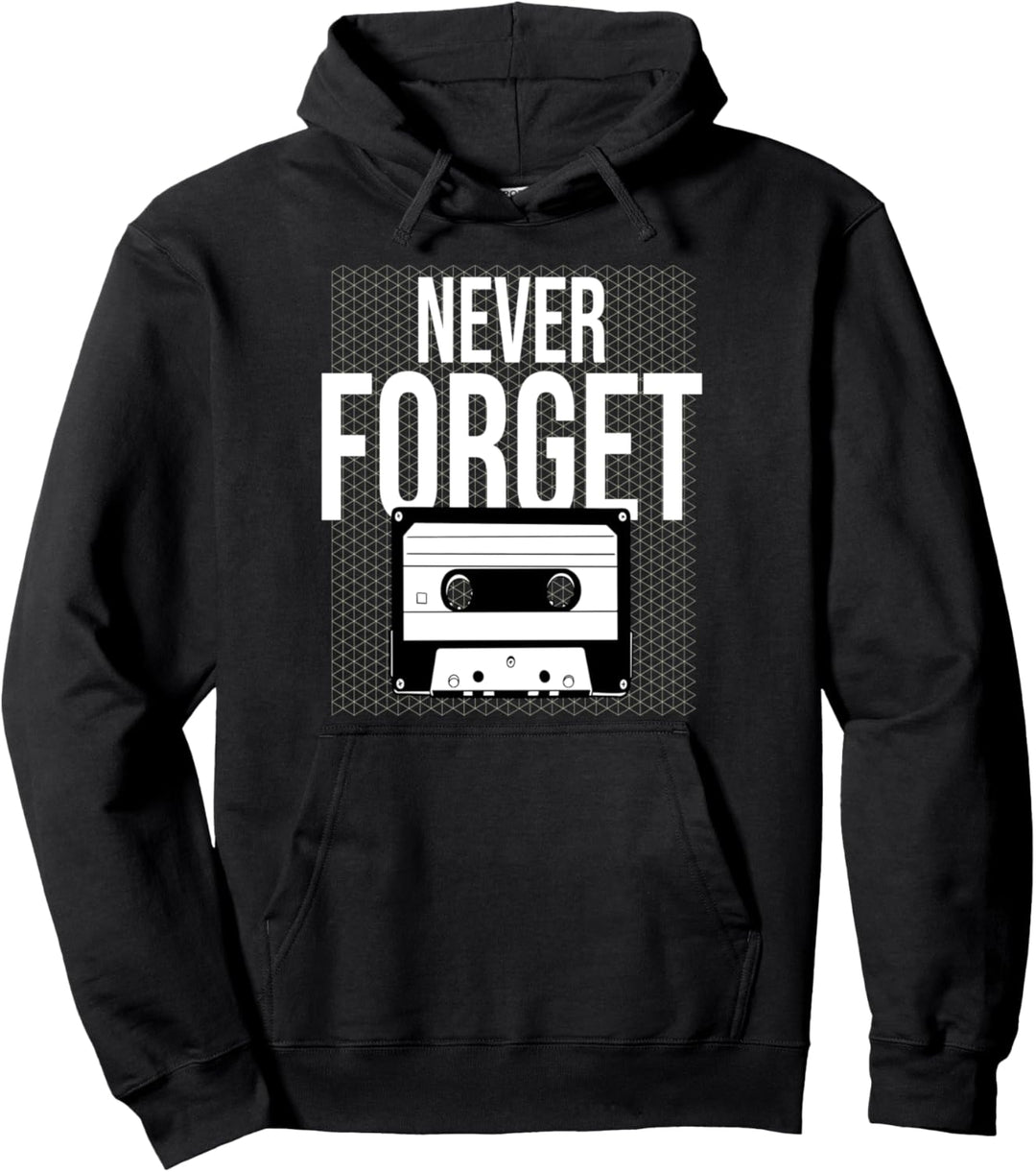 Vergessen Sie nie Popkultur 90er Jahre Nostalgie 90er Jahre Pullover Hoodie