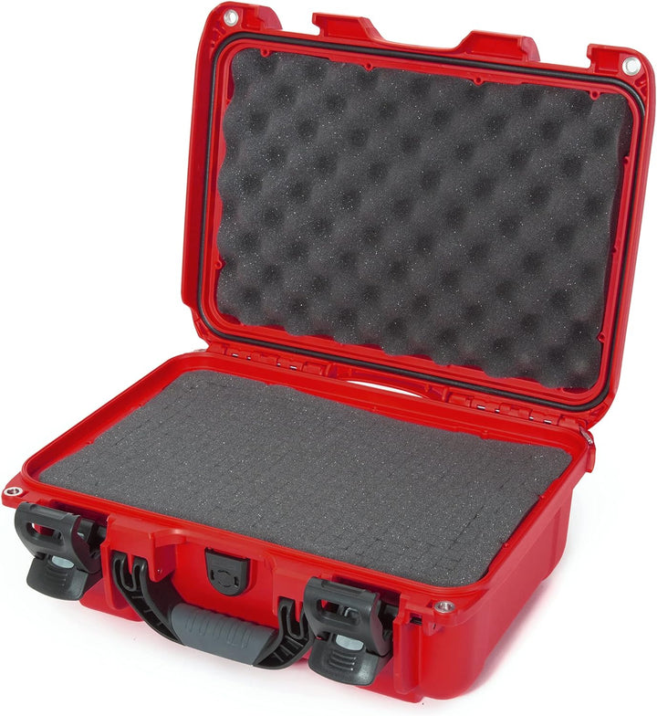 Nanuk 915 Wasserdichter Hartschalenkoffer Mit Plüschschaumeinlage - Rot Rot Würfelförmiger Schaumsto