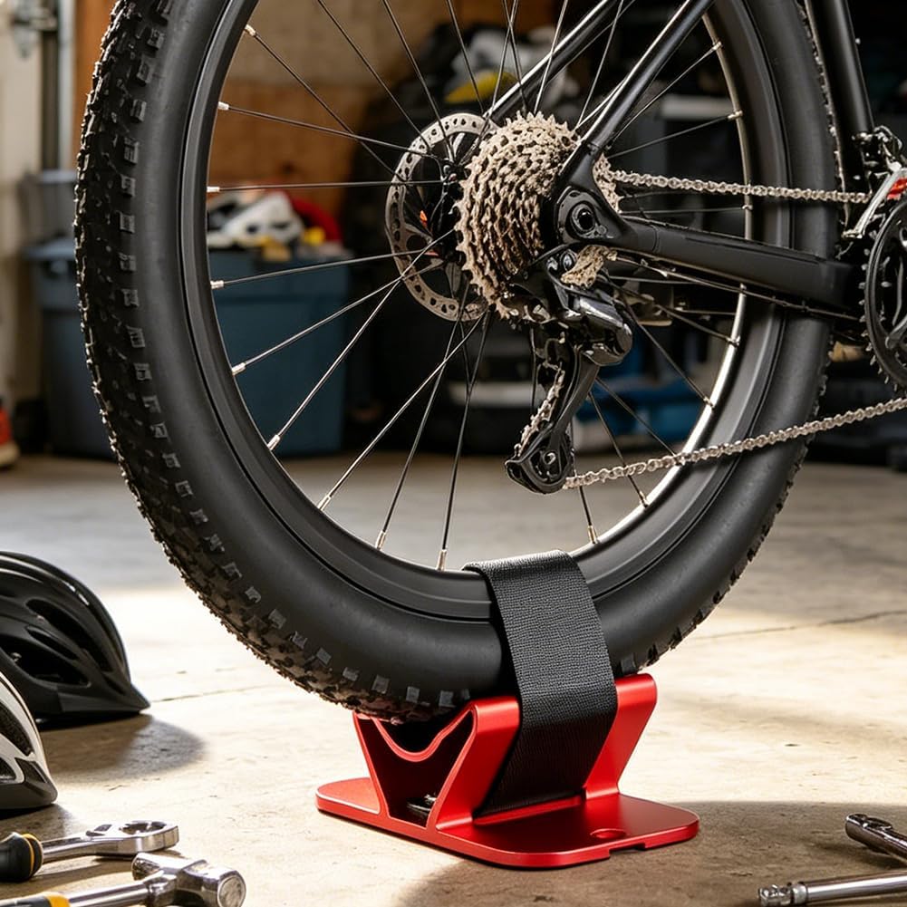 Fahrrad-Hinterradhalterung, Hinterrad-Gepäckträgerhalterung, Aluminium Fahrradgabelhalterung, Mehrzw