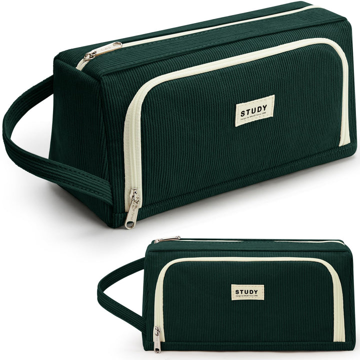 KALIDI Federmäppchen Mäppchen Federtaschen 2 Fächer, extra gross Pencil Case Stifte Etui Schule, Aes