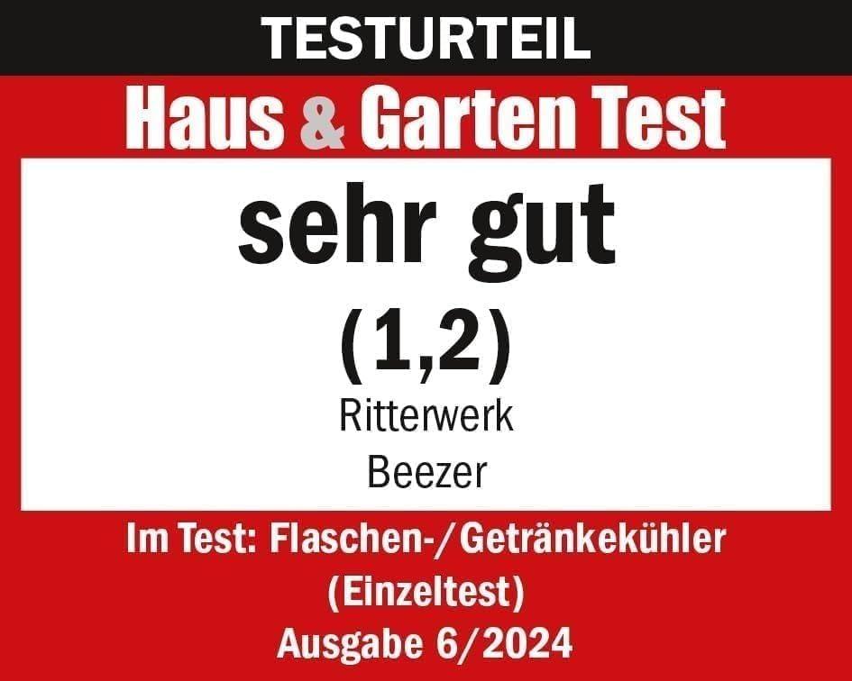 BEEZER® – der wahrscheinlich schnellste, luftbasierte Getränkekühler der Welt, designed in Germany,