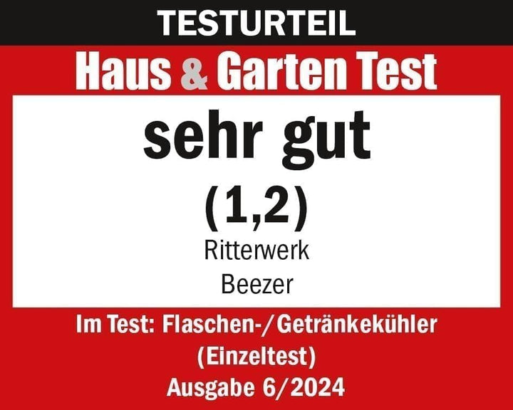 BEEZER® – der wahrscheinlich schnellste, luftbasierte Getränkekühler der Welt, designed in Germany,
