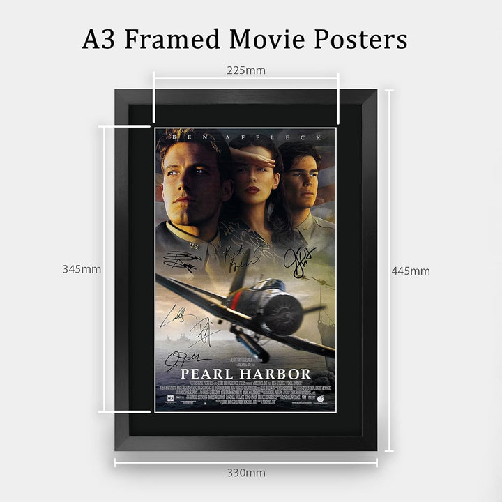 HWC Trading FR A3 Pearl Harbor Ben Affleck Geschenke gedrucktes Poster signiert Autogramm Bild für F