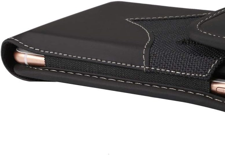 Holster Case Cover Nylon with Rotating Belt Clip for Sony Xperia XZ1 DUAL - Black