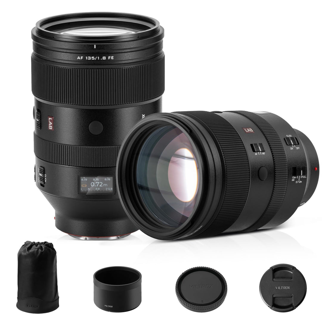 VILTROX 135mm F1.8 LAB Full Frame Autofokus FE Objektive für Sony E Mount Dual Floating Focus HyperV