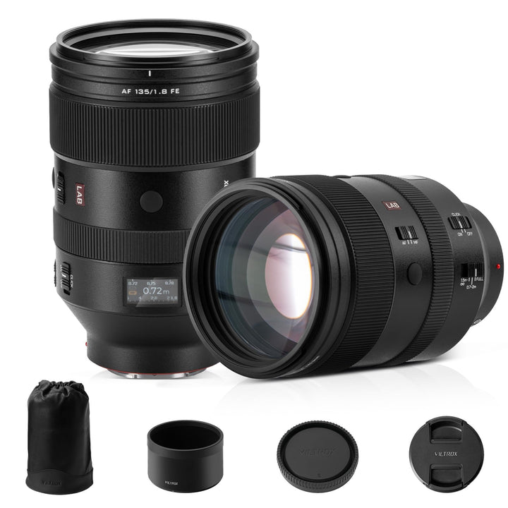 VILTROX 135mm F1.8 LAB Full Frame Autofokus FE Objektive für Sony E Mount Dual Floating Focus HyperV