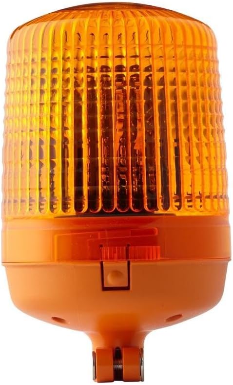 HELLA - Halogen-Rundumkennleuchte - KL 7000 - 24V - gelb - Rohrstutzen - Menge: 1 - 2RL 008 060-111
