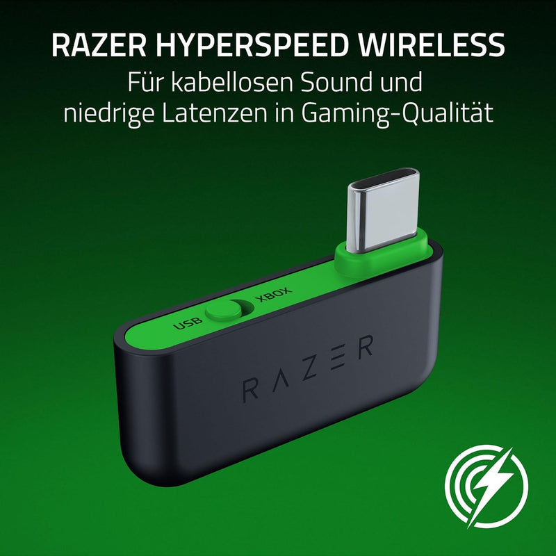 Razer Kaira HyperSpeed - Kabelloses Multiplattform-Gaming-Headset für Xbox (HyperSpeed Wireless, Tri