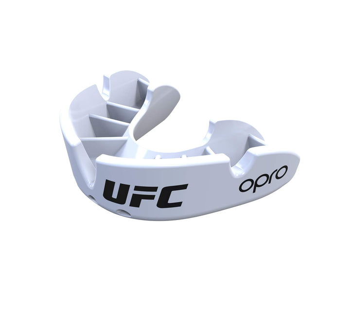OPRO UFC Mundschutz für MMA, BJJ, Boxen und andere Kampfsportarten Bronze Junior Weiss, Bronze Junio