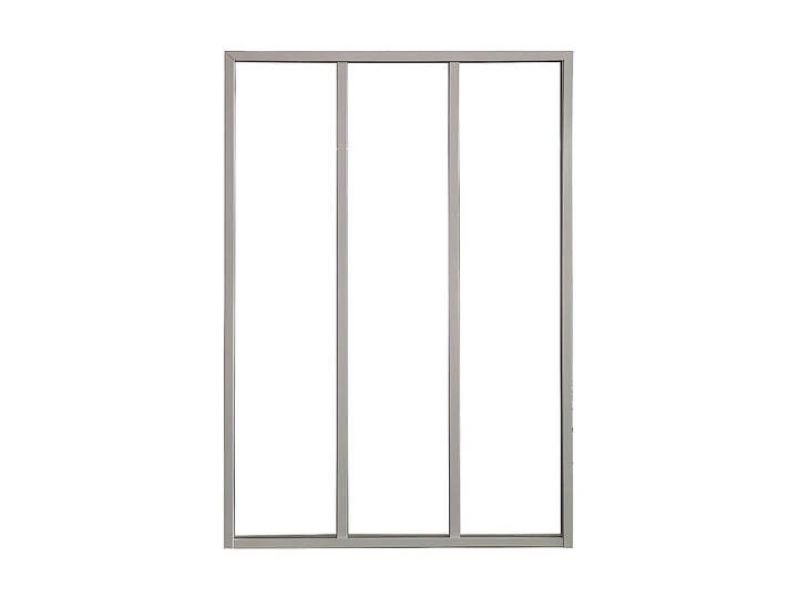 Vente-unique - Atelier-Glaswand - 90 x 130 cm - thermolackiertes Aluminium - Weiss - Bayview