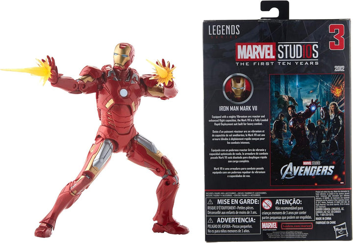 Marvel Legends MCU The First Ten Years The Avengers Iron Man Mark VII