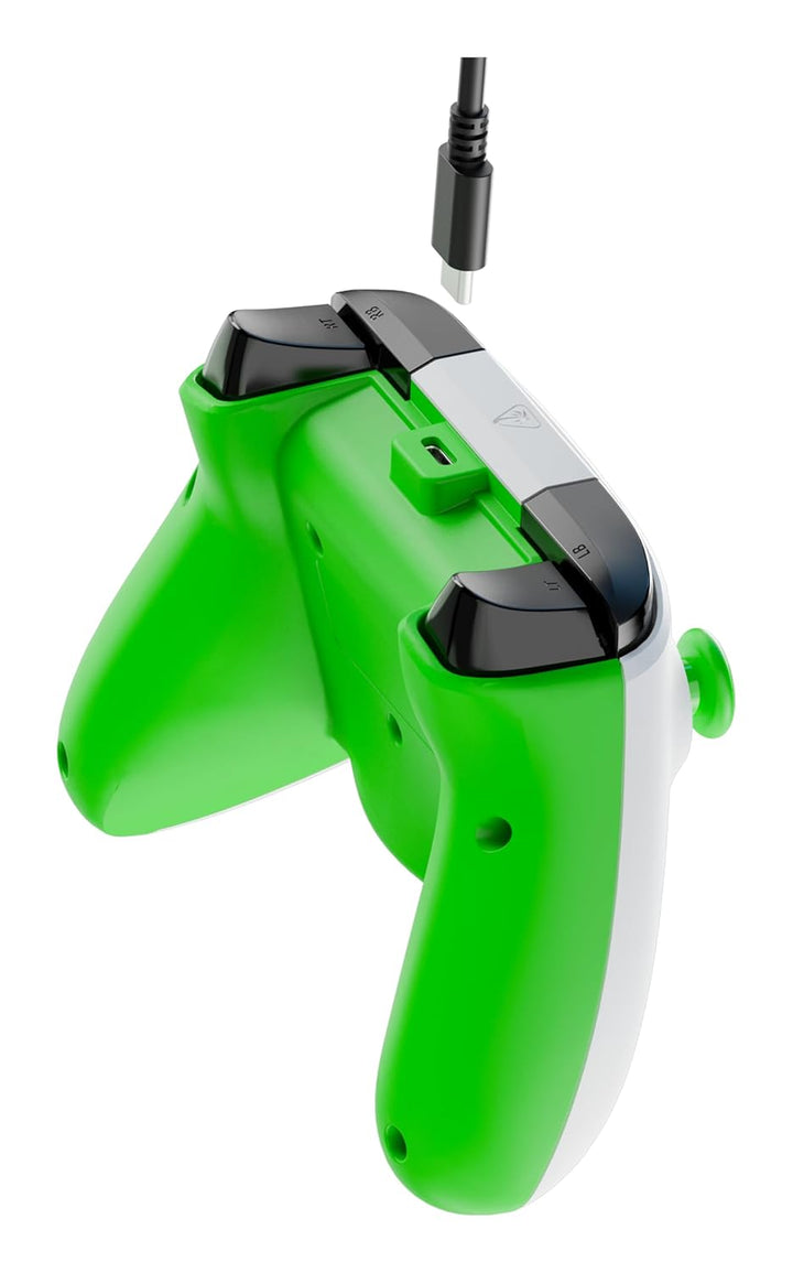 Turtle Beach Rematch Core Weiss/Grün Wired Gaming Controller – Lizenziert für Xbox Series X und S, X