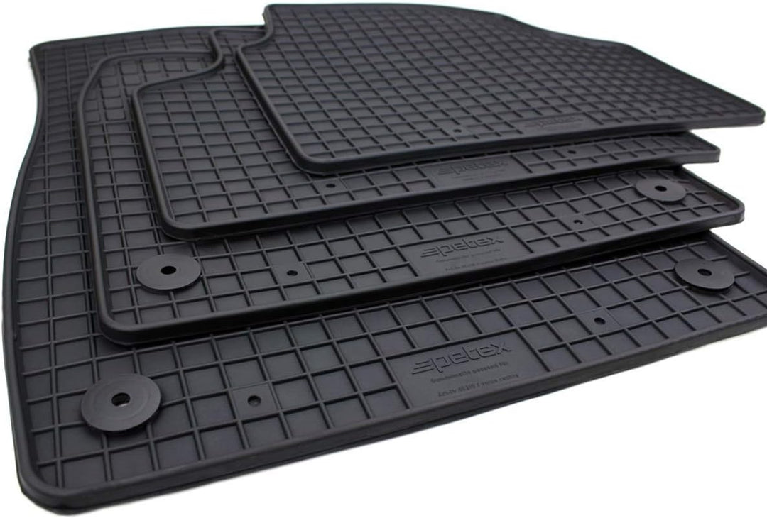 kfz-premiumteile24 Premium Gummimatten Kompatibel mit ID3 (ID.3 E1) Baujahr ab 2019 Fussmatten Autom