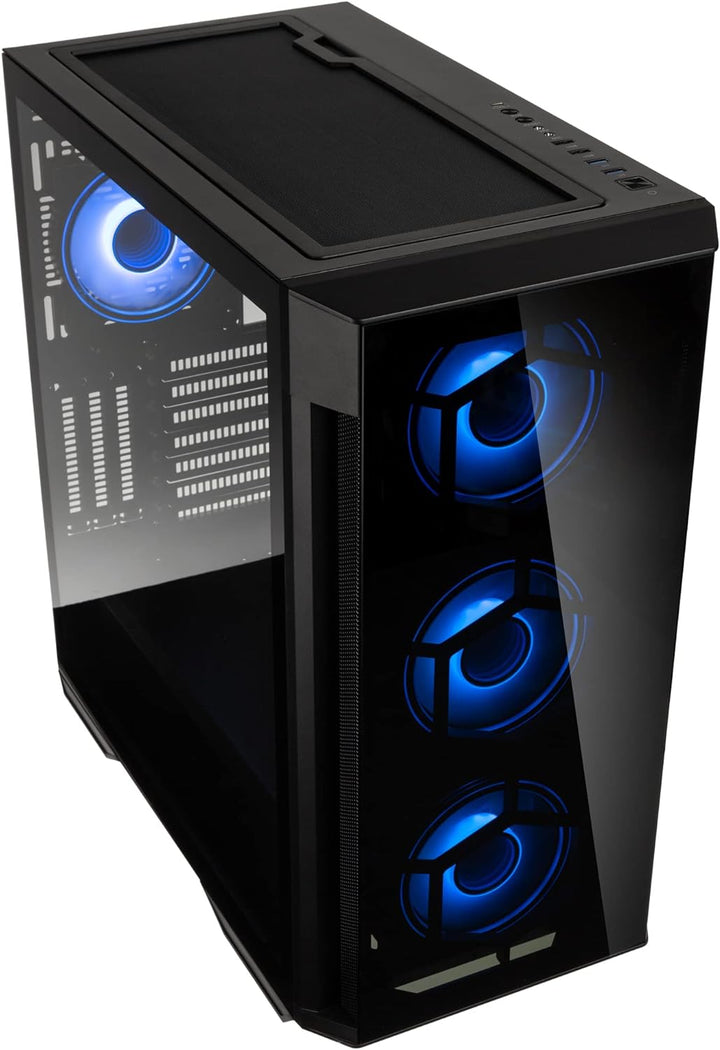 KOLINK Observatory Z ARGB E-ATX Midi-Tower Computer Gehäuse, 4 Vorinstallierte ARGB-Lüfter, Gehäuse