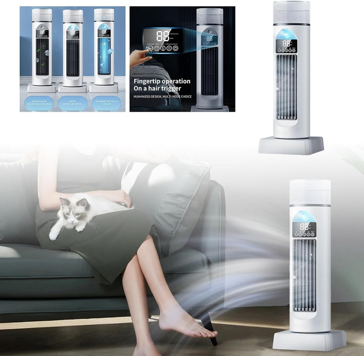 Kühlender Ventilator Kühlgeräte für Räume Tragbare Klimaanlage Raumkühler Turm Klimagerät Raumkühler
