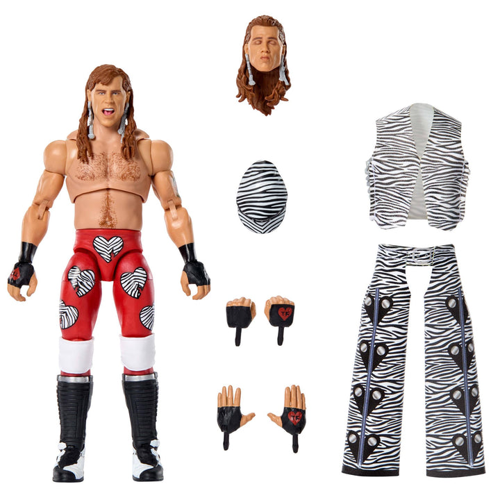 Mattel WWE Ultimate Edition Actionfigur und Zubehör im Set, ca. 15 cm grosse Shawn-Michaels-Sammelfi