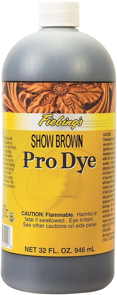 Fiebing's Professional Oil Dye Braun 32 OZ, Braun 32 OZ