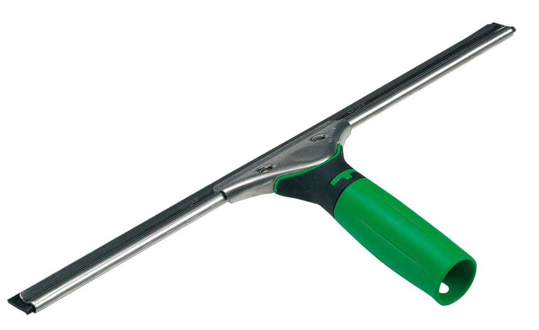 UNGER Fensterreiniger ErgoTec Hard (Länge 35 cm, Fensterabzieher, Harter Wischergummi, ideal für war