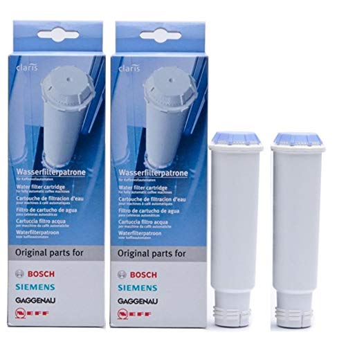 2x Original Wasserfilter CLARIS BSH461732 Bosch Surpresso Benvenuto Kaffemaschine