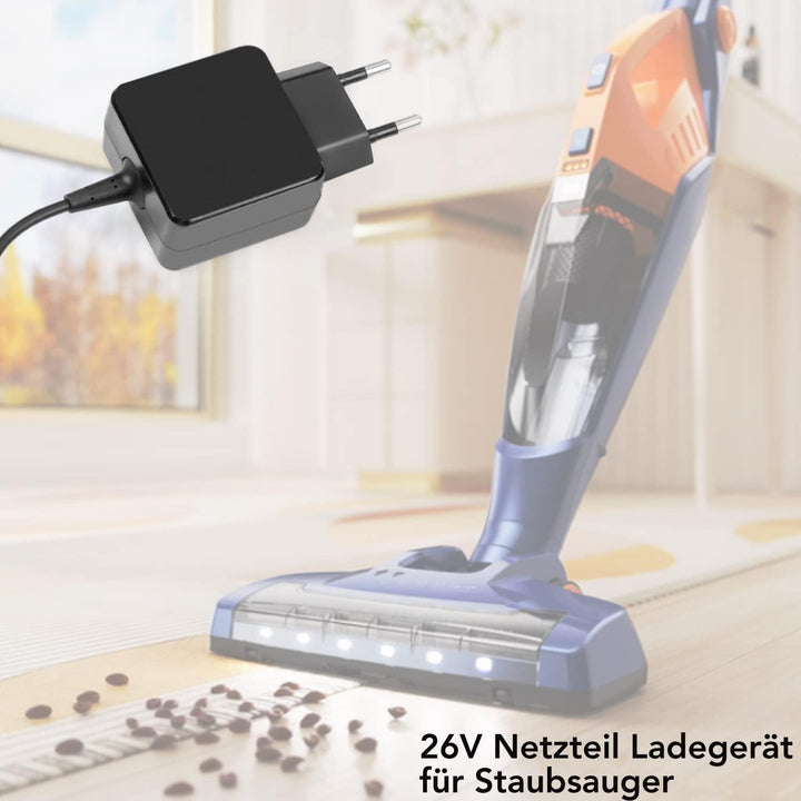 KFD 26V Netzteil Ladegerät für VYTRONIX EBCV6 NIBC22 3-in-1 Staubsauger Hoover H-Free 100 & 500 Pets