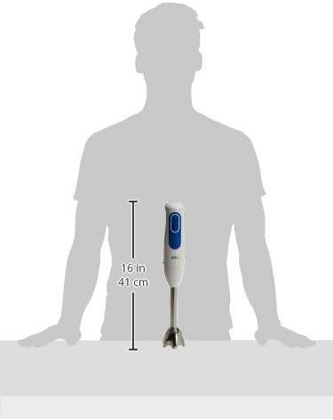Braun Household Stabmixer, 700 W, 2 Geschwindigkeits-stufen mit Turbo-funktion für einfache Einhandb