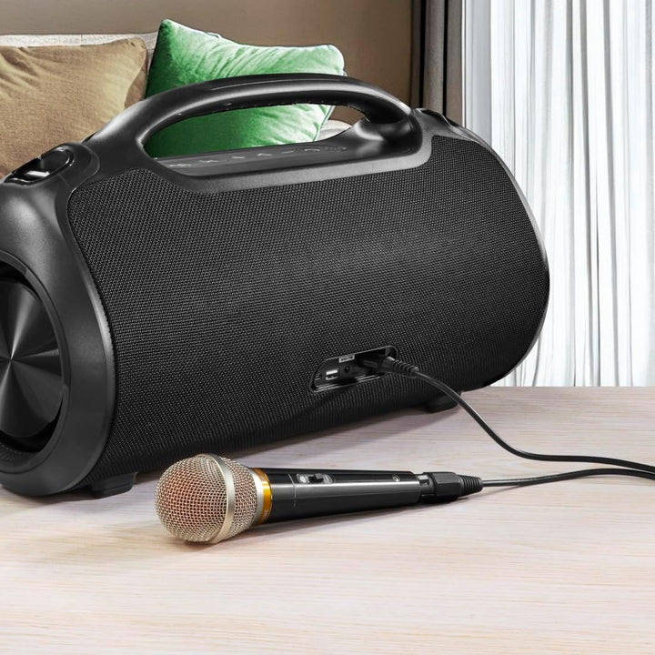 Hama Bluetooth Lautsprecher Outdoor 120W (App, wasserfest IPX6, 24 Stunden Akkulaufzeit, Pro Sound,