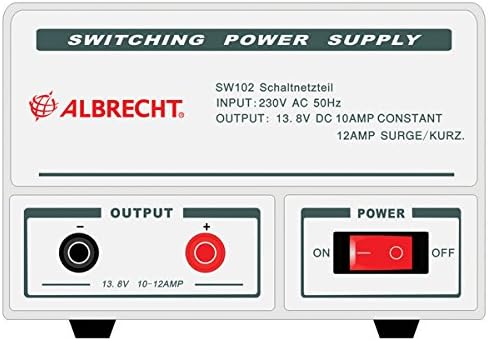 Albrecht 47530 Stromversorgung SW 102 Ausgang 12V / 10-12A