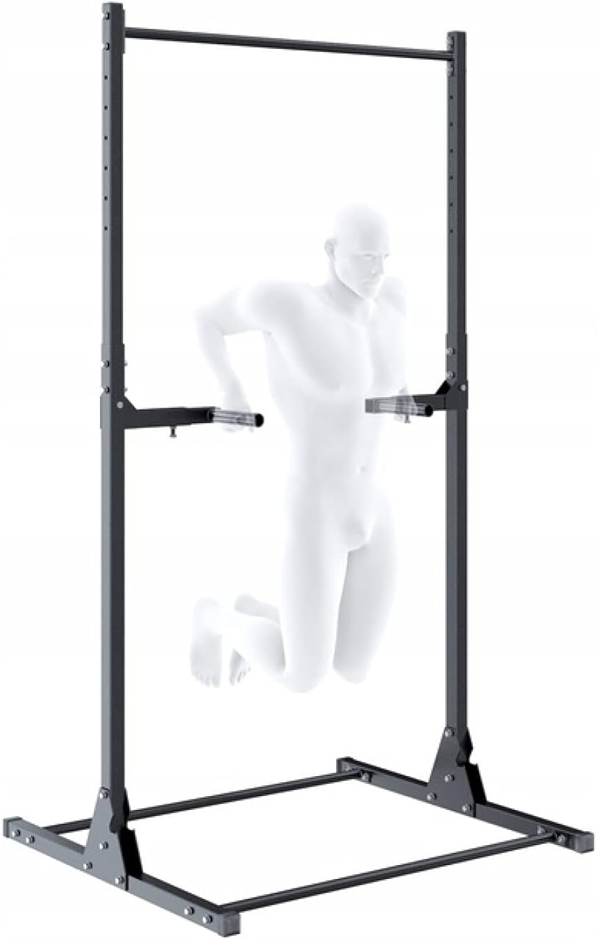 Klimmzugstange Dipstation Verstellbar Kraftstation Training Freistehend bis 320 kg Davski