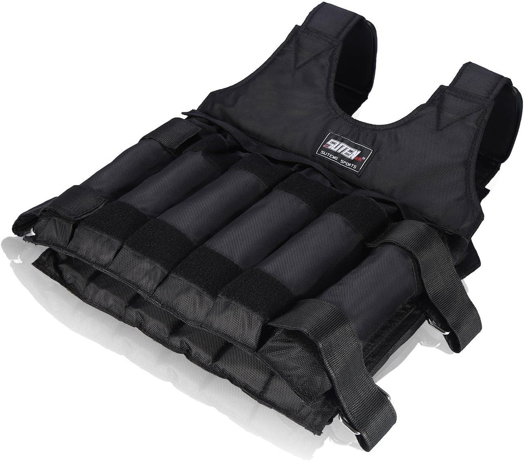 Yosoo 20/50 kg-Ladekabel Damen-Weste Übung Boxen Training Gewicht Gewichtsweste Verstellbar, L