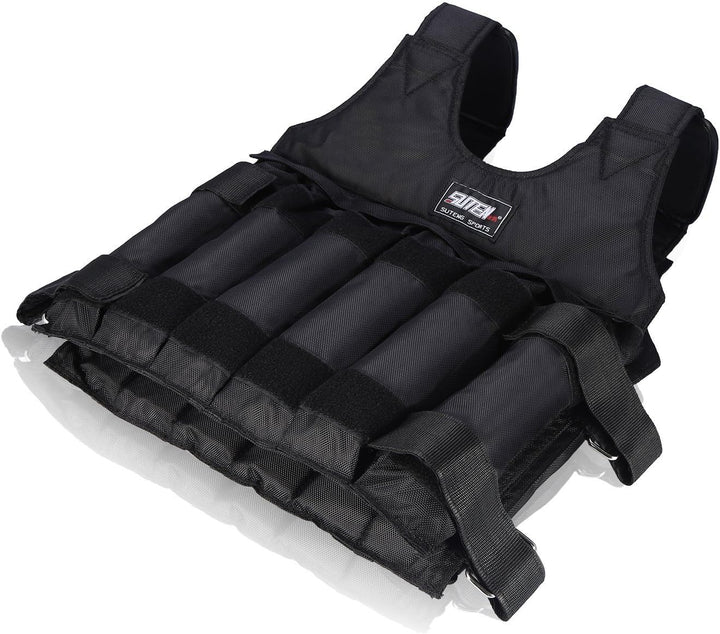 Yosoo 20/50 kg-Ladekabel Damen-Weste Übung Boxen Training Gewicht Gewichtsweste Verstellbar, L