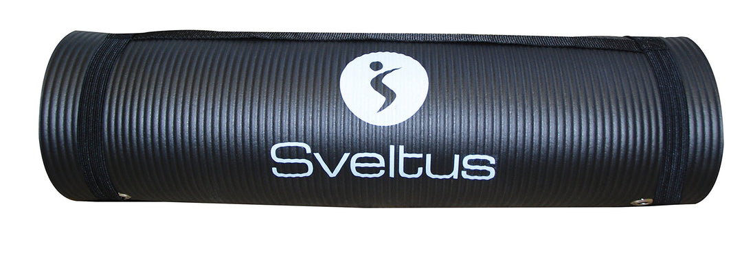 Trainingsmatte Schwarz 140x60x1 cm, Schwarz 140x60x1 cm