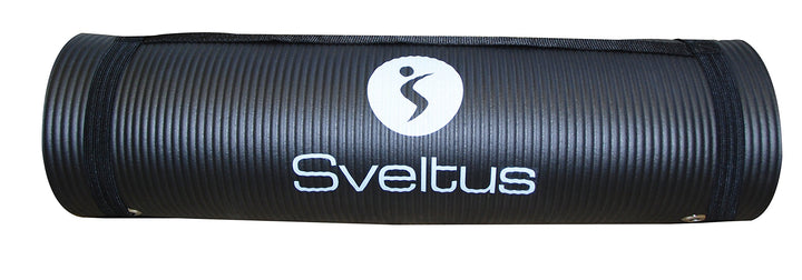 Trainingsmatte Schwarz 140x60x1 cm, Schwarz 140x60x1 cm