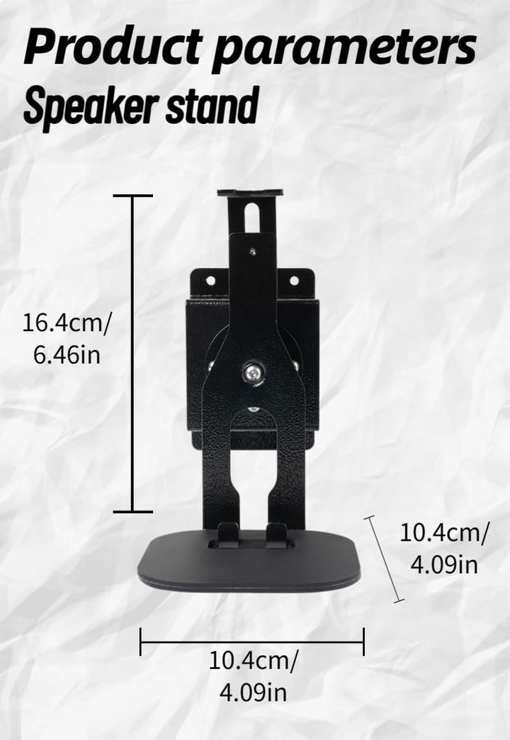 shinar Metall 2er Set Wandhalterung Kompatibel mit Sonos Era 100,Sonos One,One SL und Play:1 Schwenk