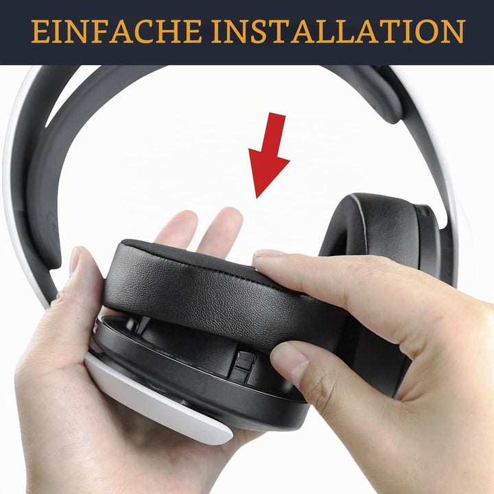 SOULWIT Kühlgel Ersatz Polster Ohrpolster für Sony PS 5 Puls PS5 3D Wireless Headset, Ersatzpolster