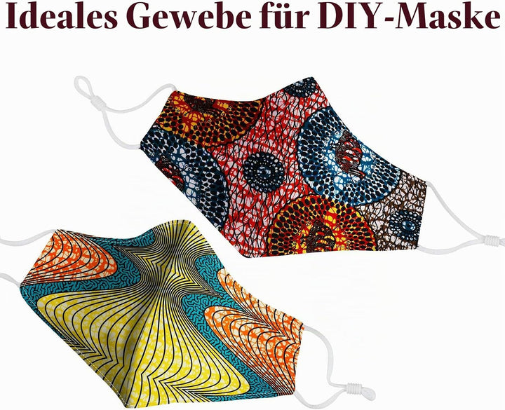 12 Stücke Afrikanische Stoff Viertel 19,5 x 15,7 Zoll (50 x 40 cm), Afrikanischer Ankara Wachsdruck