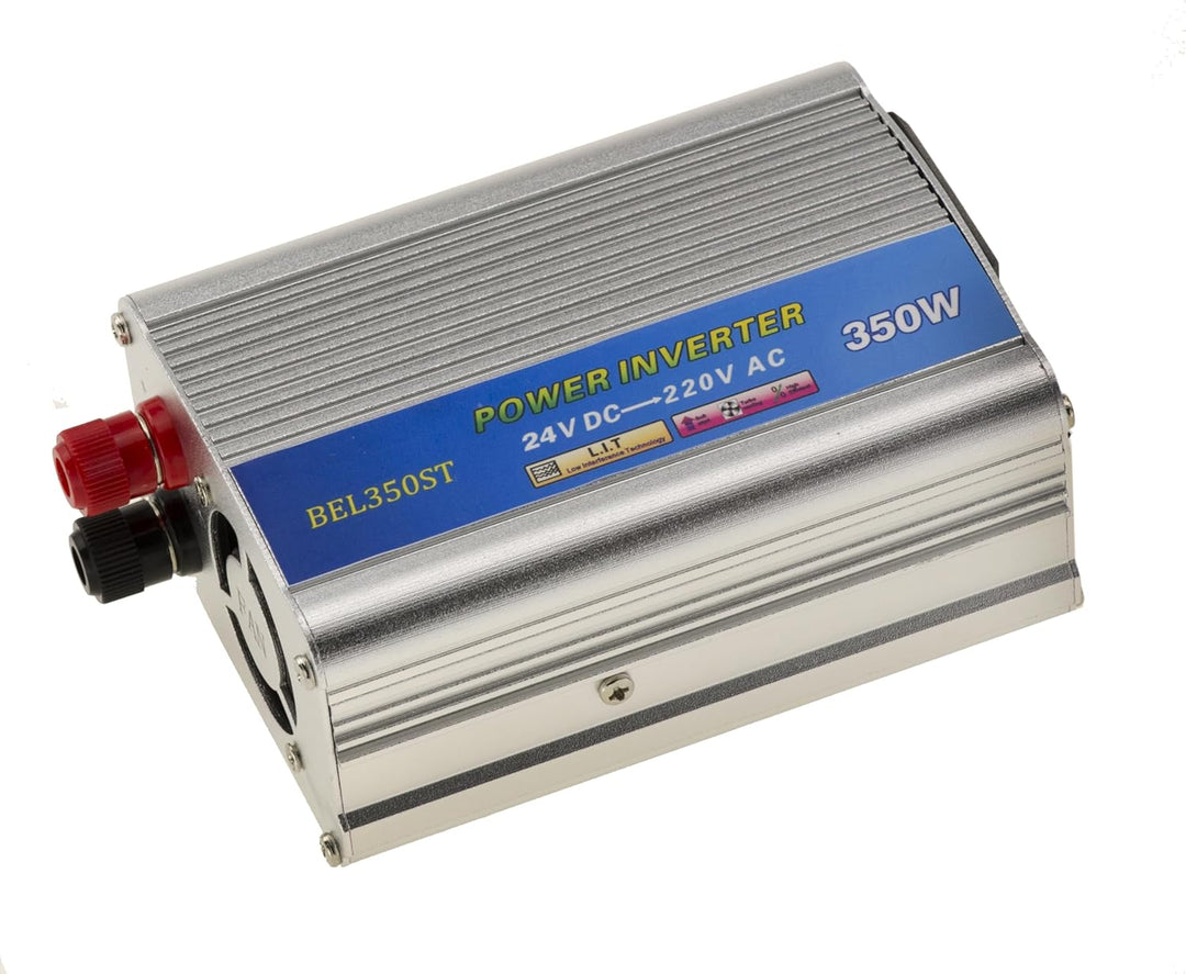 KALEA-INFORMATIQUE Spannungswandler 24V Eingang zu 220V Ausgang. Dauerleistung 350 WATTS, Spitzenlei