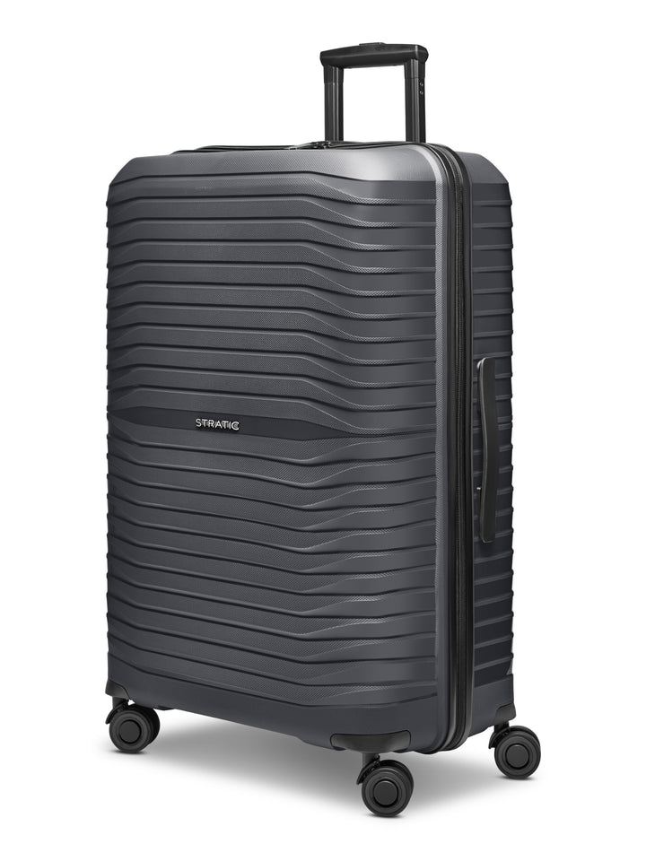 Stratic Shine Koffer &amp; Trolley Gross | Hergestellt aus Bruch- &amp; Kratzfestem Polypropylen mit 4 Rolle