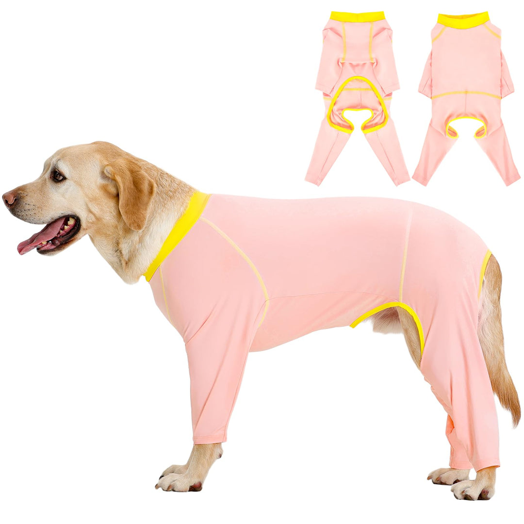 Kuoser Kühlweste Hund für grosse Hunde, atmungsaktives Hundepyjama mit 4 Beinen, UPF50+ Dehnbare Hun